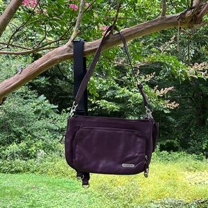 Travelon purse - purple leather